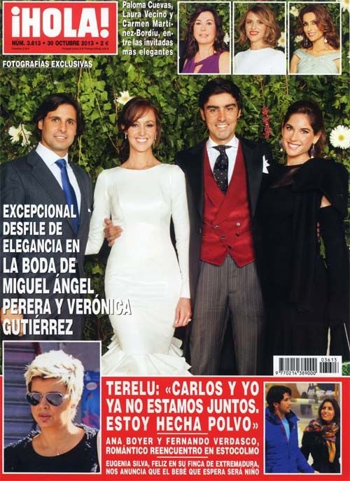 La revista ¡HOLA! llevó a su portada la boda del torero con la hija de 'El Niño de la Capea' 