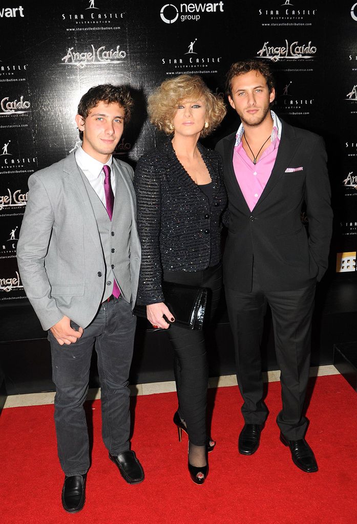 Sebastián Zurita y Christian Bach en familia