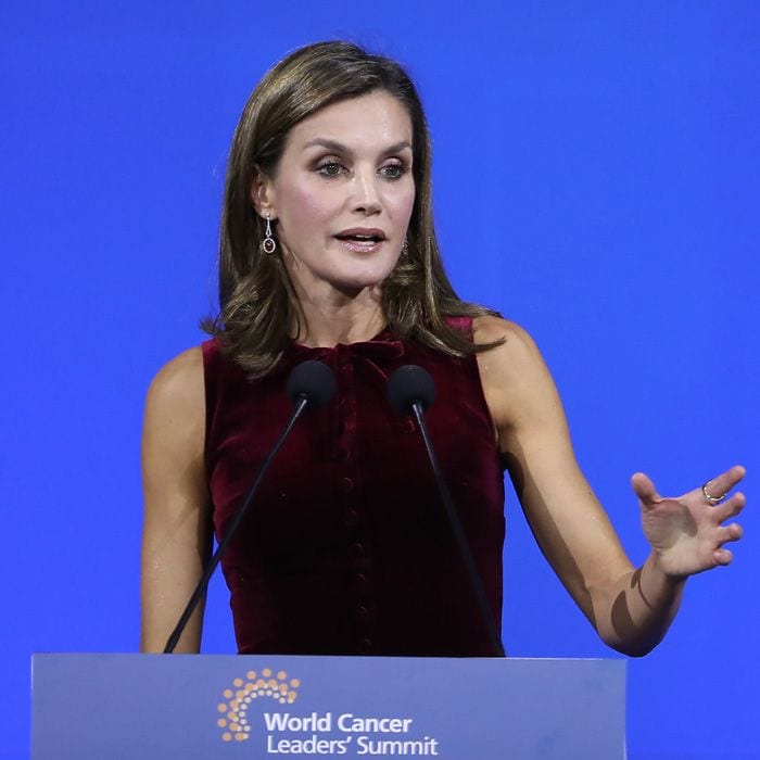 La reina Letizia se despide de México