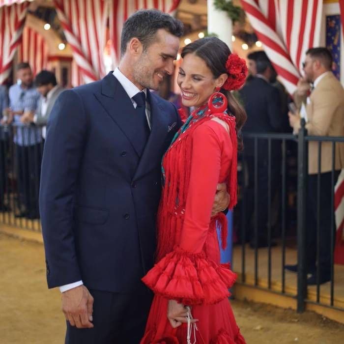 Jessica Bueno y Pablo Marqués en la Feria de Abril de Sevilla