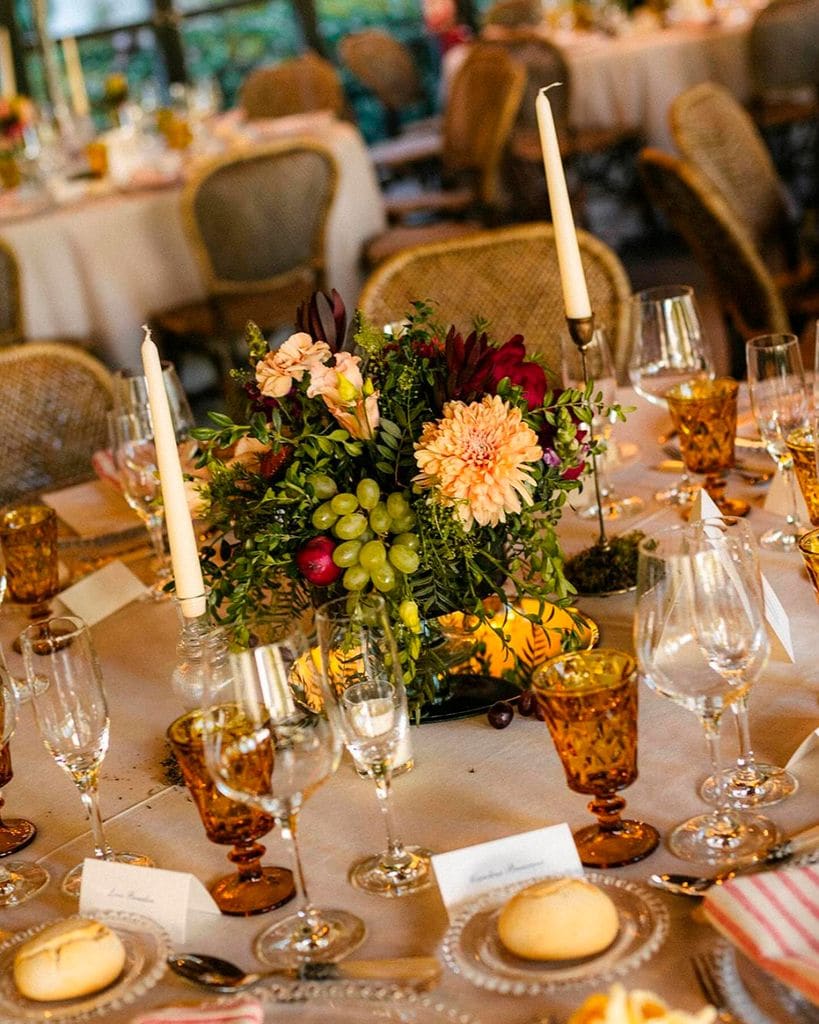 Decoración mesas de boda La Petite Mafalda