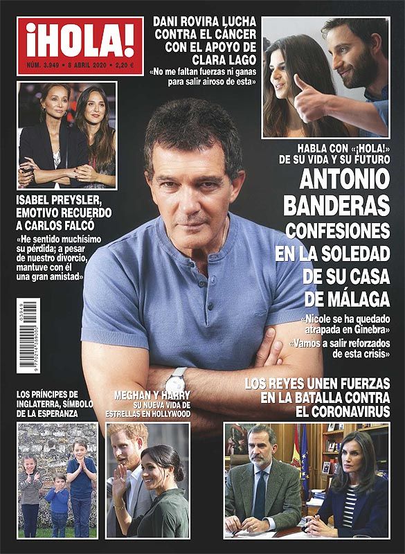 portada de ¡HOLA! con Antonio Banderas