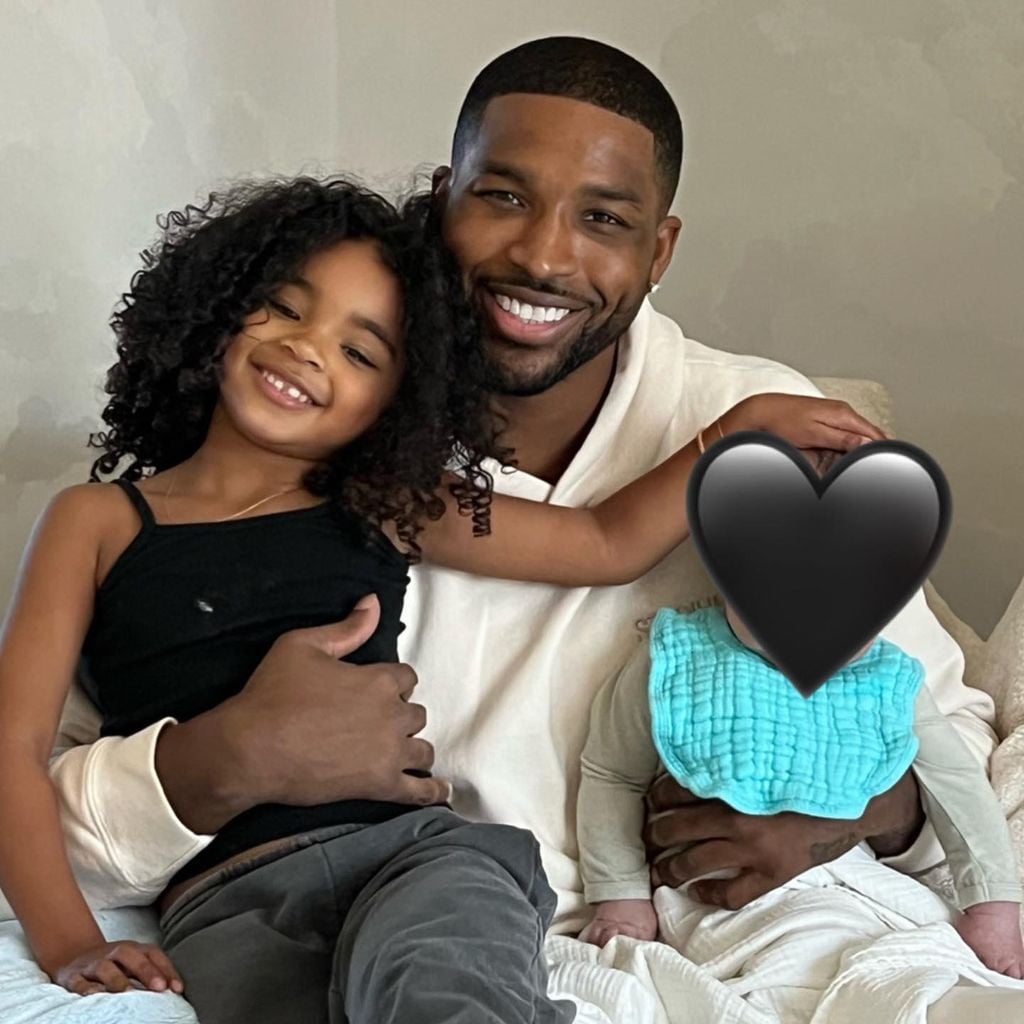 tristan thompson con sus hijos menores