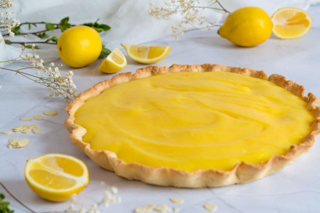 El 'lemon curd' se utiliza para diferentes postres: tartas, tartaletas, galletas, etc.