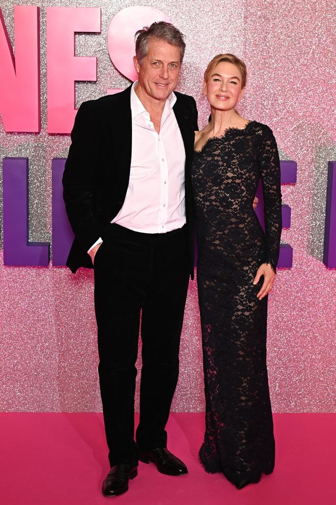 Hugh Grant y Renée Zellweger en el estreno de 'Bridget Jones, loca por él'