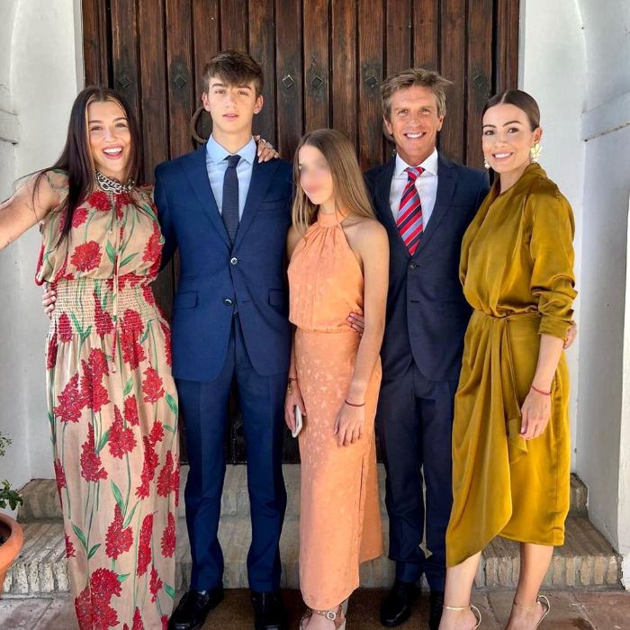 Manuel Díaz 'El Cordobés' y su familia