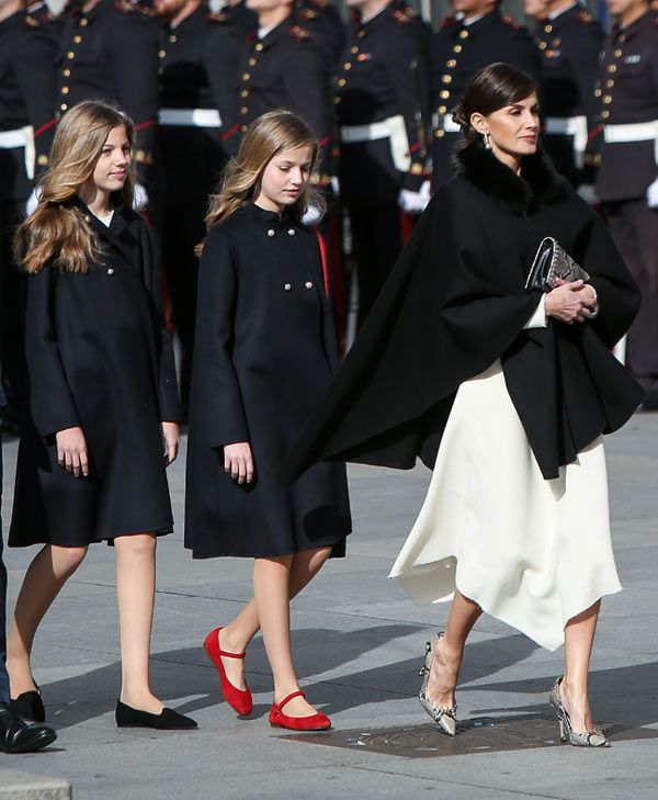 Reina Letizia y sus hijas