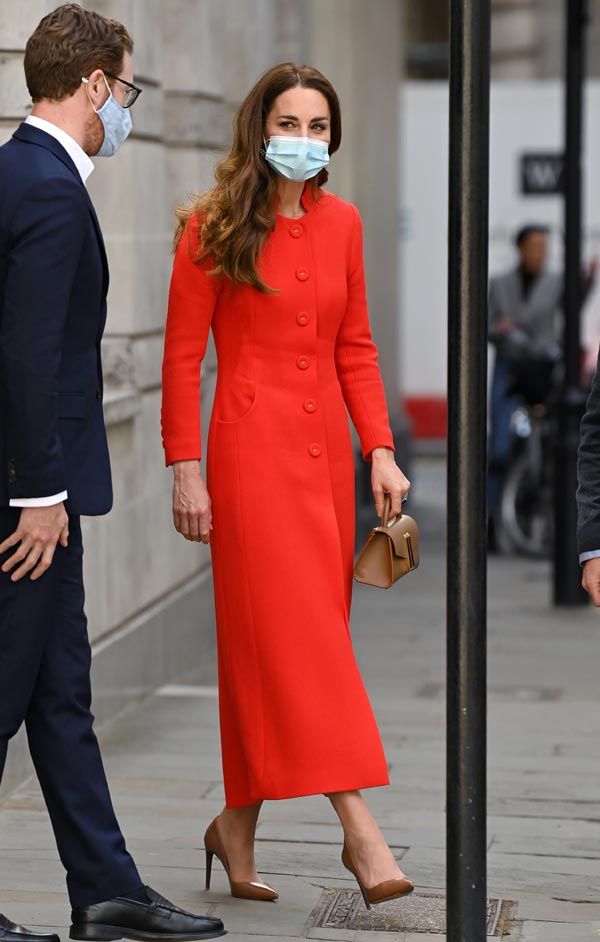 kate middleton vestido rojo