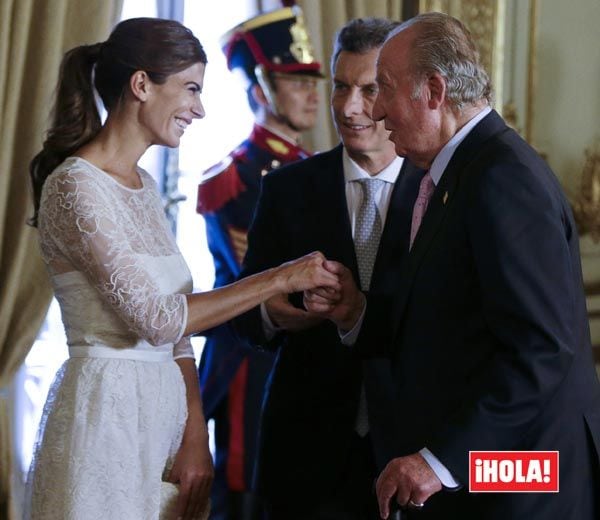 El Rey Juan Carlos acudió a la toma de posesión del nuevo Presidente de la República Argentina, Mauricio Macri
