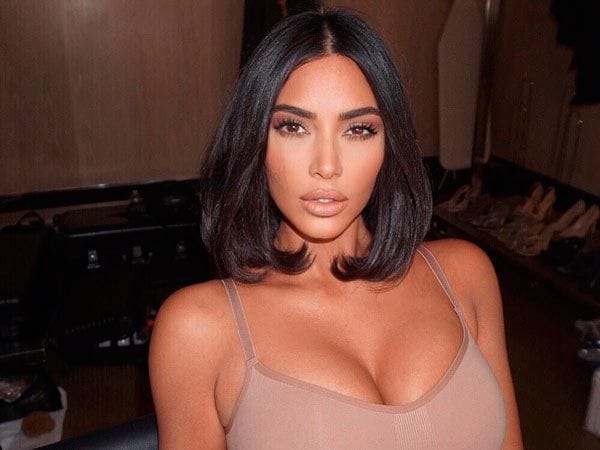 Kim Kardashia con corte bob