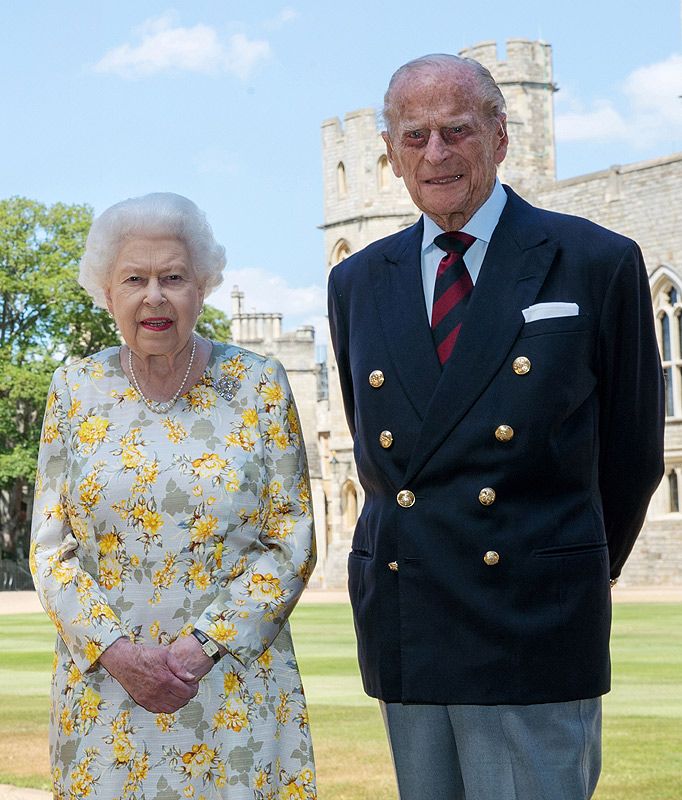 Felipe de Edimburgo e Isabel II 