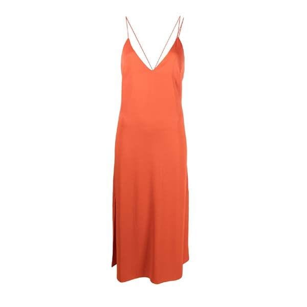 vestido naranja