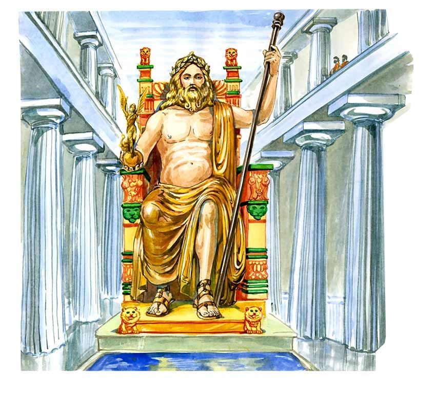 estatua zeus alimpia