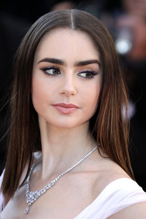 El maquillaje de ojos de Lily Collins