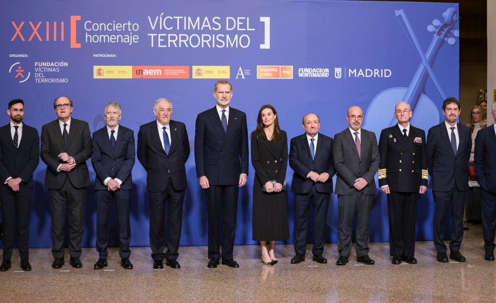 El rey Felipe VI y la reina Letizia presiden el concierto 'In Memoriam' en la antesala del 11M