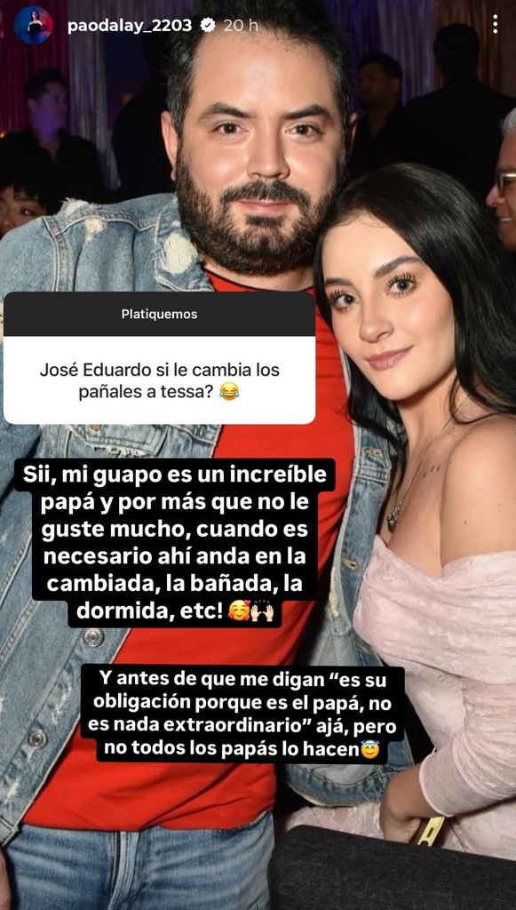 Paola Dalay destaca la entrega de José Eduardo Derbez como padre