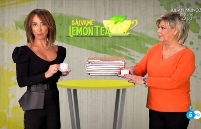 María y Terelu en la promo de 'Lemon tea'