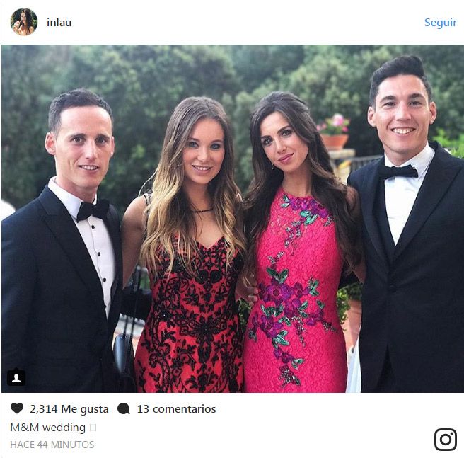 Marc Bartra y Melissa Jiménez ya son marido y mujer