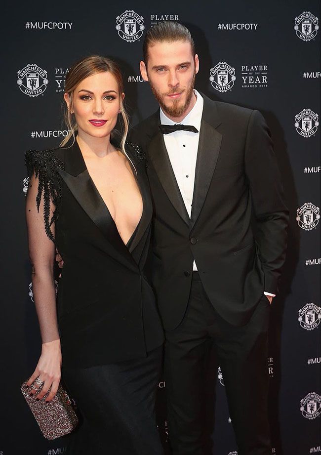 Edurne y De Gea