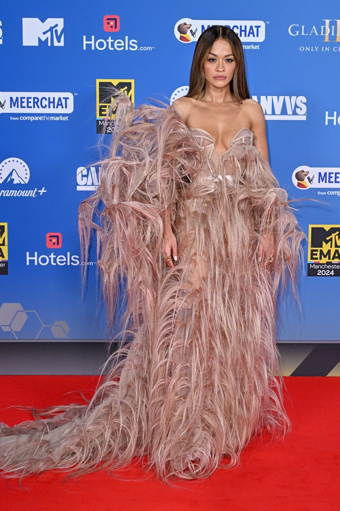 Rita Ora, la presentadora de los premios MTV Europe Music Awards 2024 en Manchester