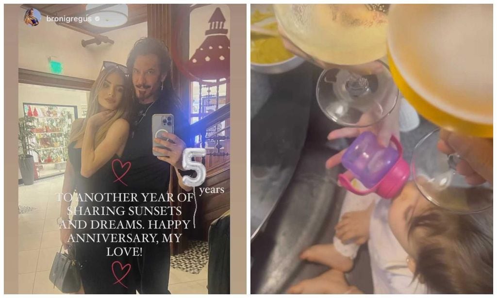 
Mario y Broni festejaron con su pequeña hija, quien nació en agosto del año pasado
