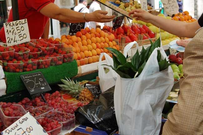 Frutería supermercado