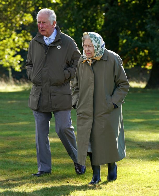 Isabel II y Carlos de Inglaterra