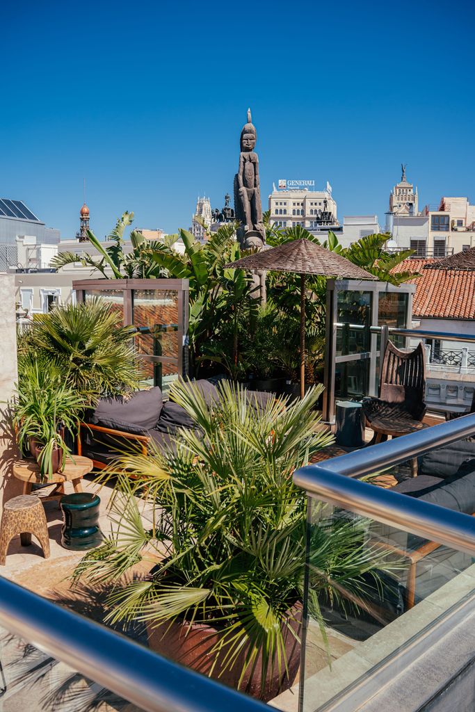 Terraza del Hotel Urban Madrid