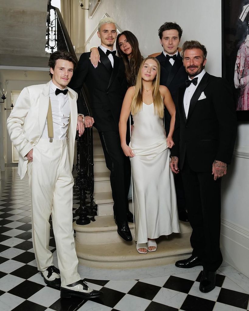 Los Beckham, al completo