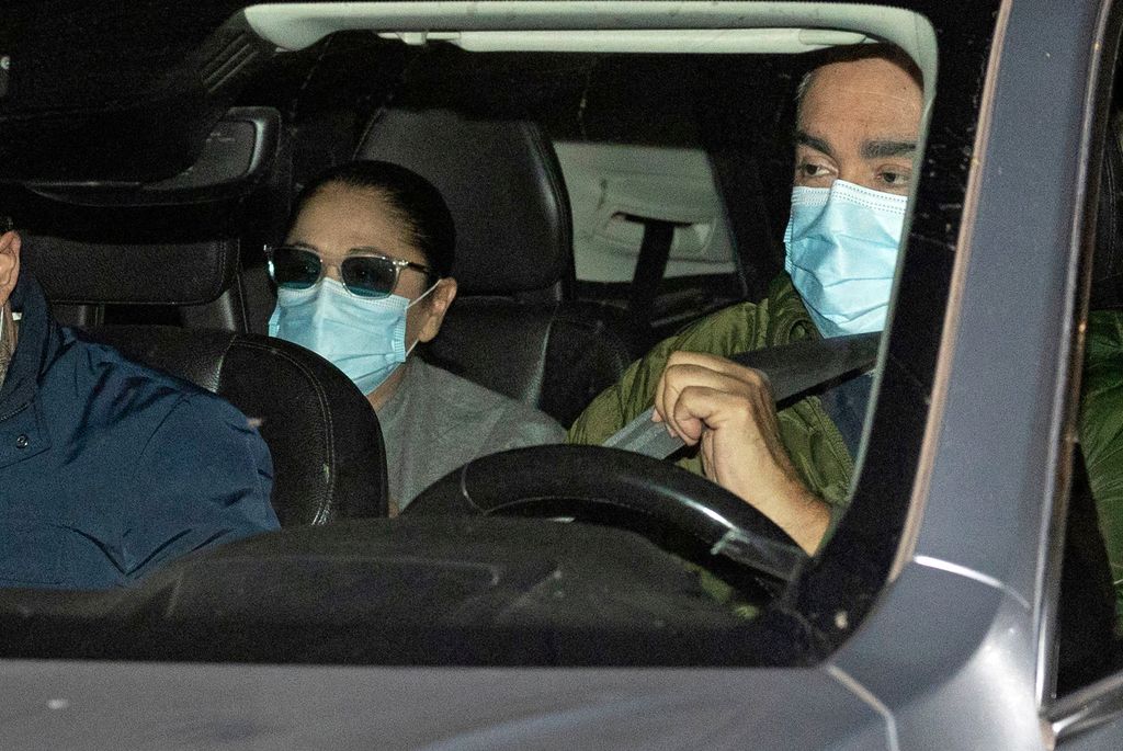 Isabel Pantoja llega al hospital 