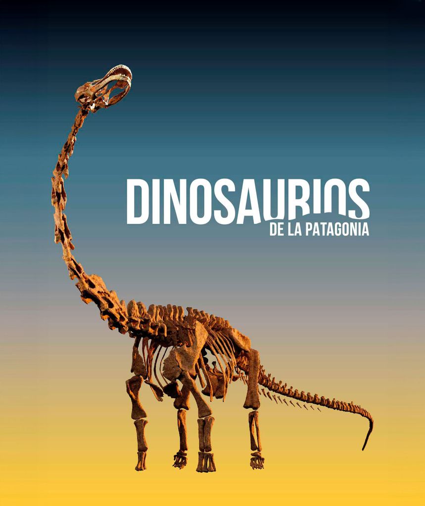 Cartel exposición Dinosaurios de la Patagonia