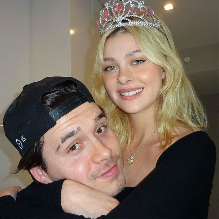 Brooklyn Beckham con su prometida, Nicola Peltz