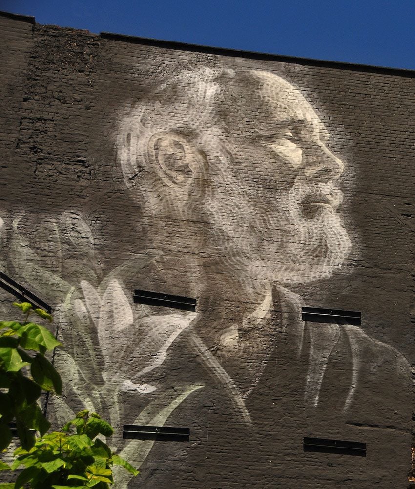 Mural de Rubens en las calles de Amberes