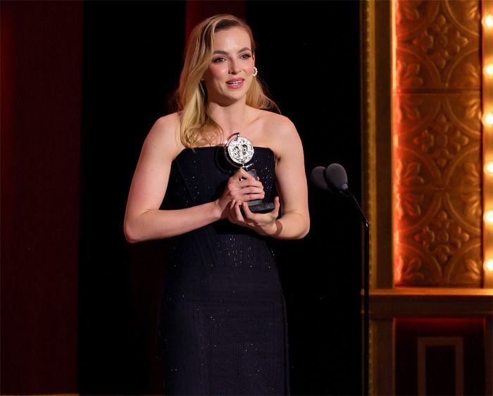 Jodie Comer durante la gala de los Tony