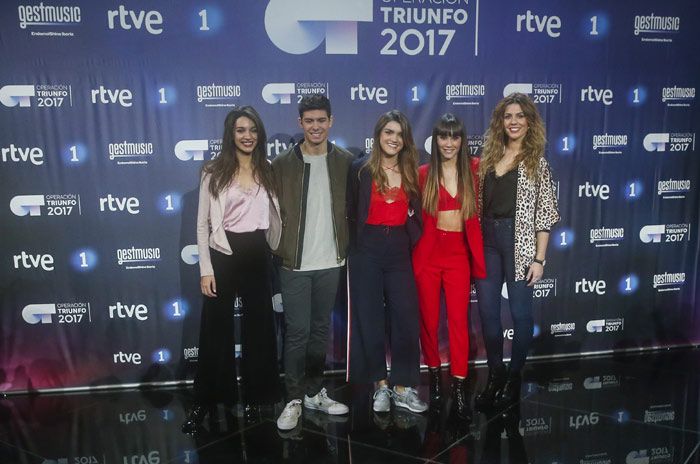 Ana Guerra, Alfred, Amaia, Aitana y Miriam 