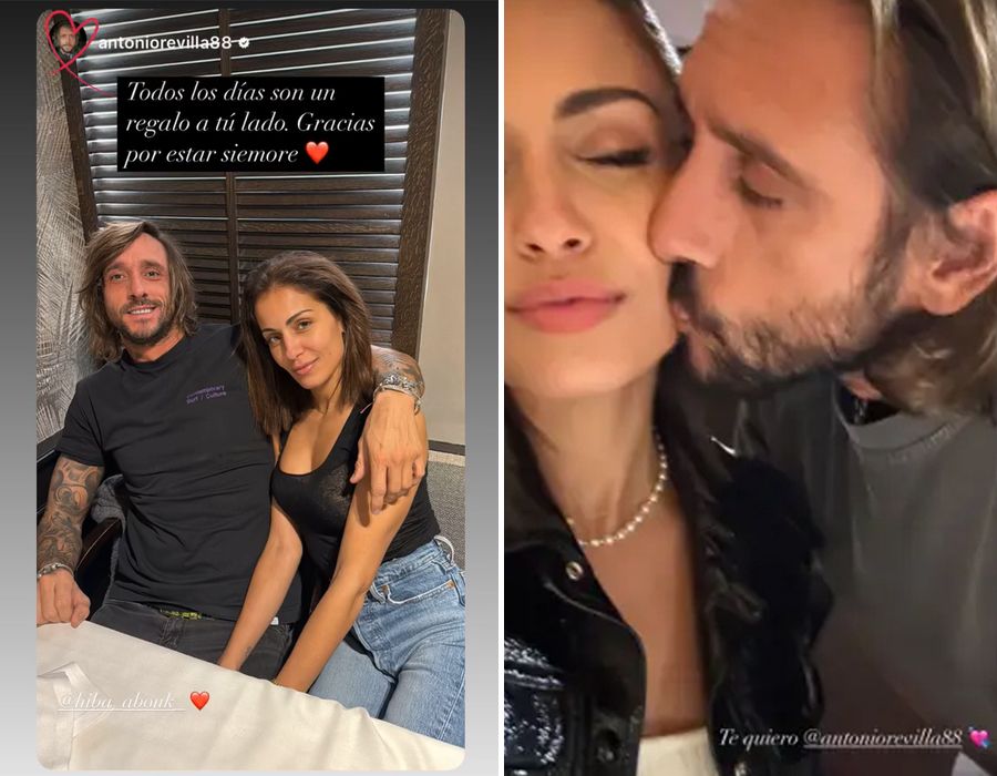 Hiba Abouk y su novio, Antonio Revilla