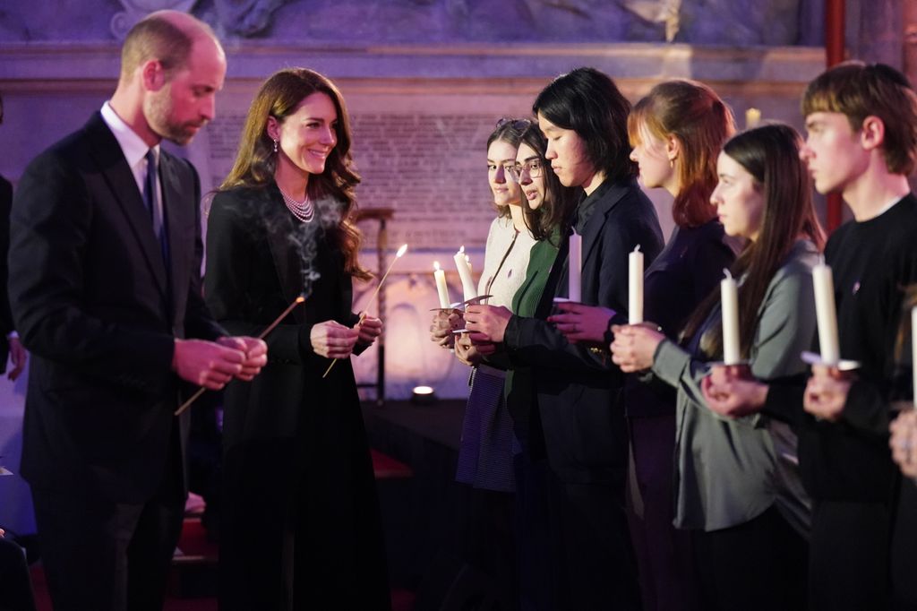 Kate y William participaron con entusiasmo en la ceremonia.