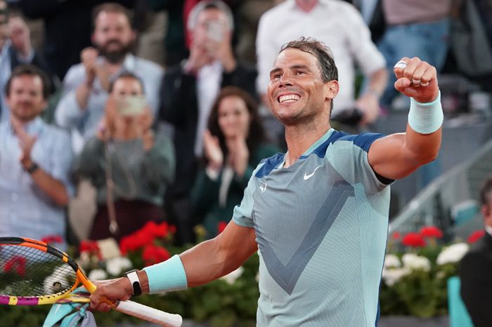 Rafa Nadal en el Mutua Madrid Open