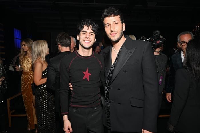 Stephen Sanchez con Sebastián Yatra en la fiesta post Grammy