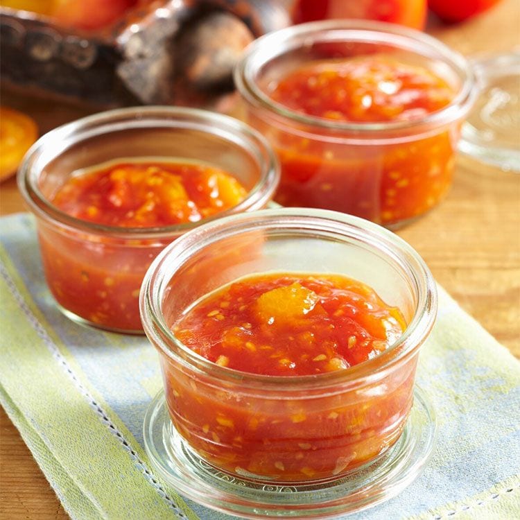 'Chutney' de tomate y albaricoque