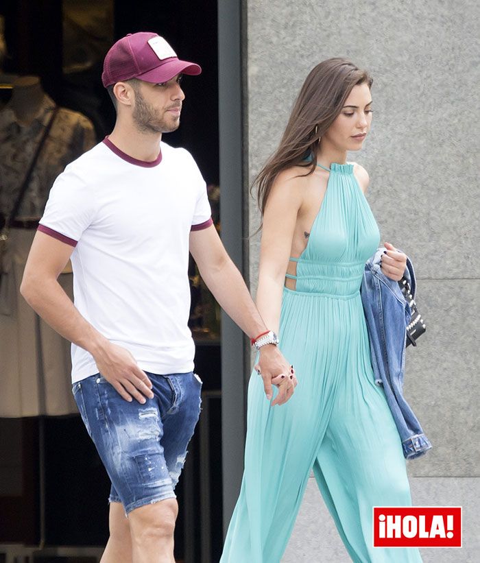 Marco Asensio y su novia, Sandra Garal