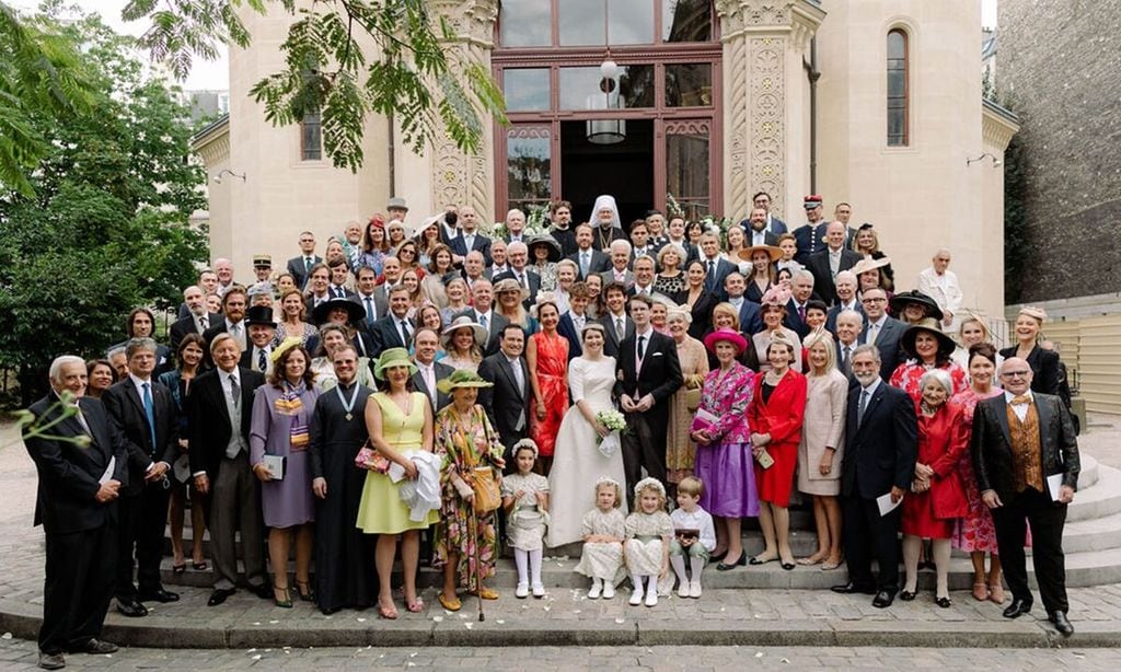 Boda del príncipe Rosstilav Romanov en París