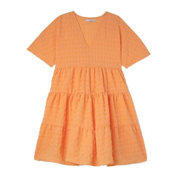 vestido eci naranja