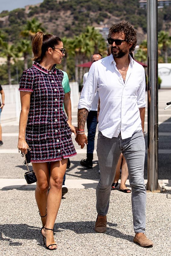 Juana Acosta con su novio, Charles Alazet