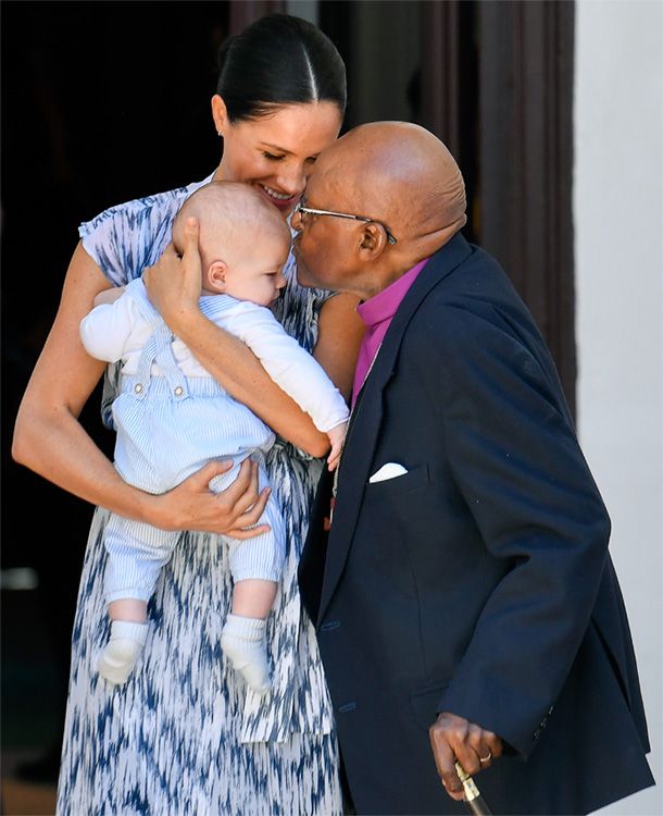 Meghan Markle, Archie y Desmond Tutu