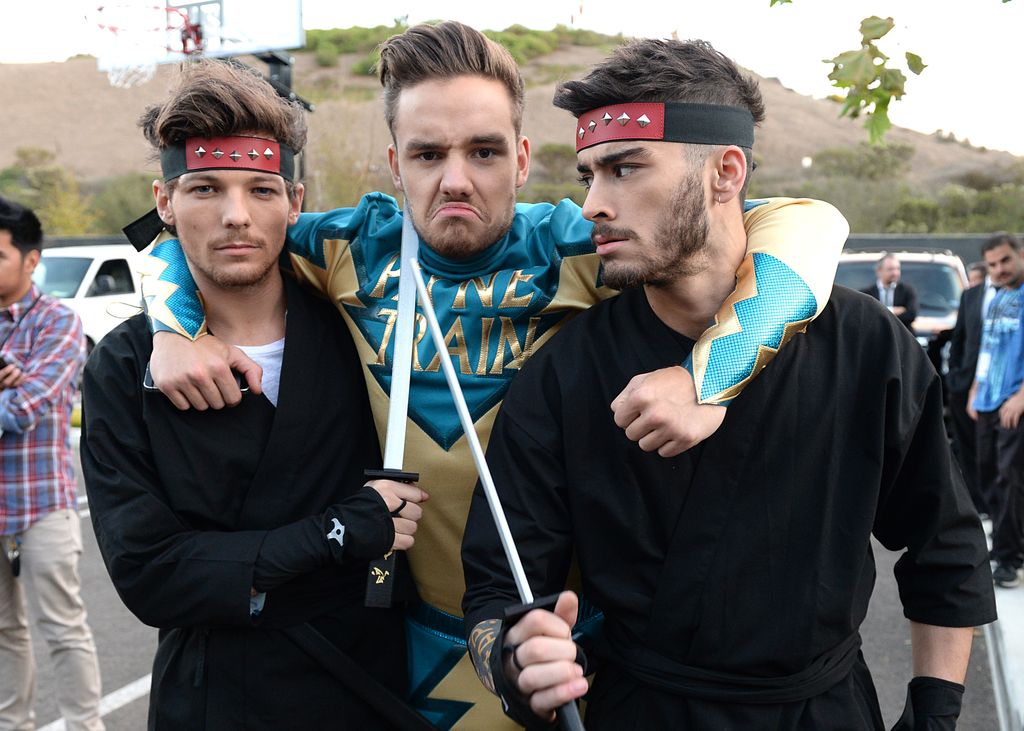 Louis Tomlinson, Liam Payne, y Zayn Malik en noviembre de 2013