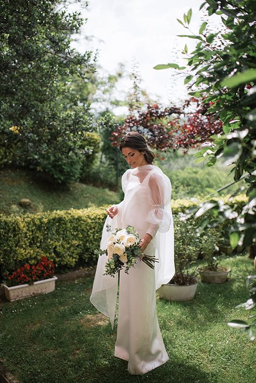 Vestido de novia vaporoso