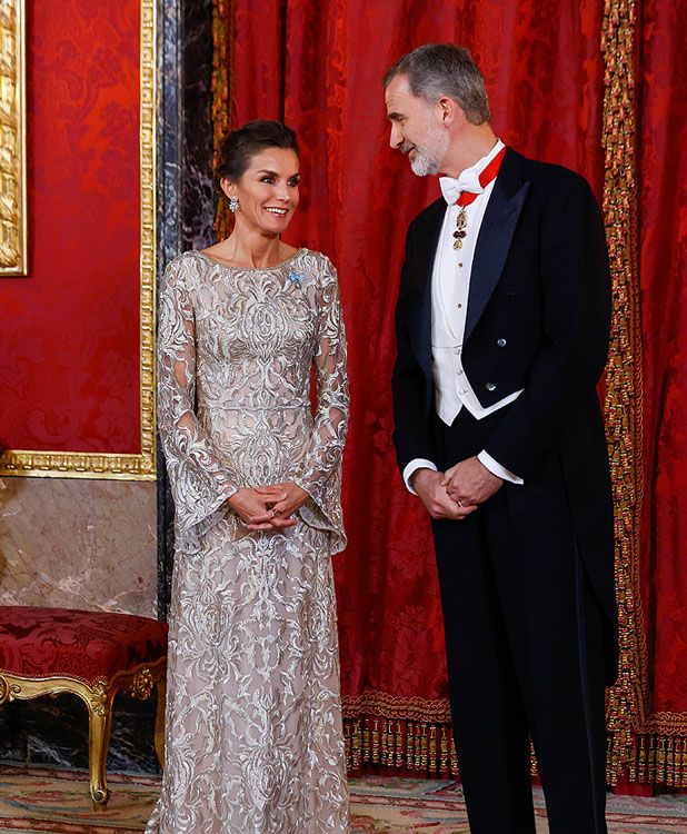 Los reyes Felipe y Letizia, anfitriones en una cena de gala para el emir y la jequesa de Catar