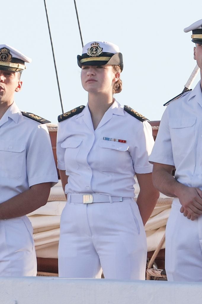 LA PRINCESA LEONOR LLEGA A LAS PALMAS TRAS SU TRAVESÍA EN EL BUQUE JUAN SEBASTIAN ELCANO