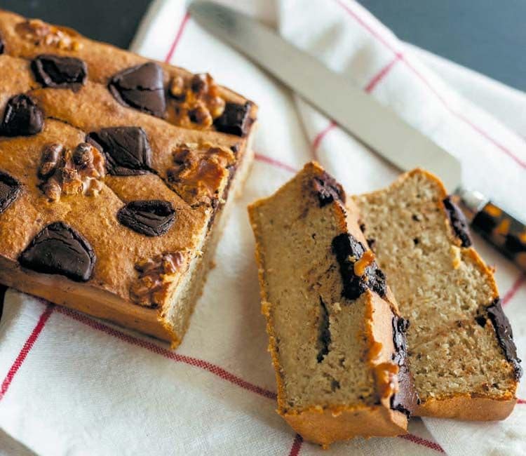 'Banana Bread' con chocolate